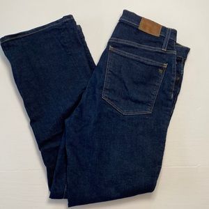 Madewell Cali Demo Boot Cut Dark Wash Jeans Size 31 TALL